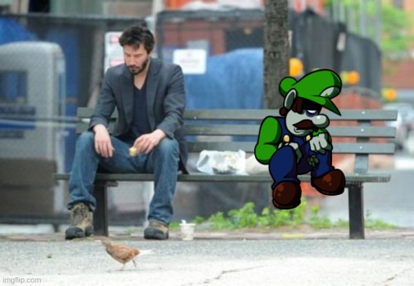 not so alone | image tagged in memes,sad keanu,friday night funkin | made w/ Imgflip meme maker