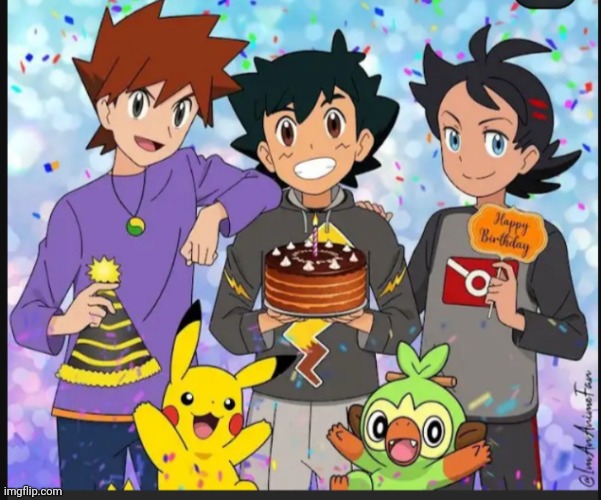 Everyone say happy birthday to Ash | made w/ Imgflip meme maker