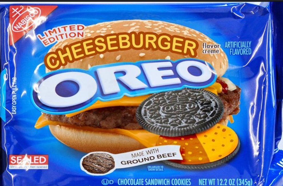 Oreo cheeseburger Blank Meme Template