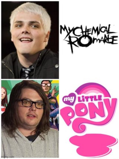 I have nothing to say. | image tagged in gerard way,mcr,snehehehe,my little pony bro,eyeroll | made w/ Imgflip meme maker