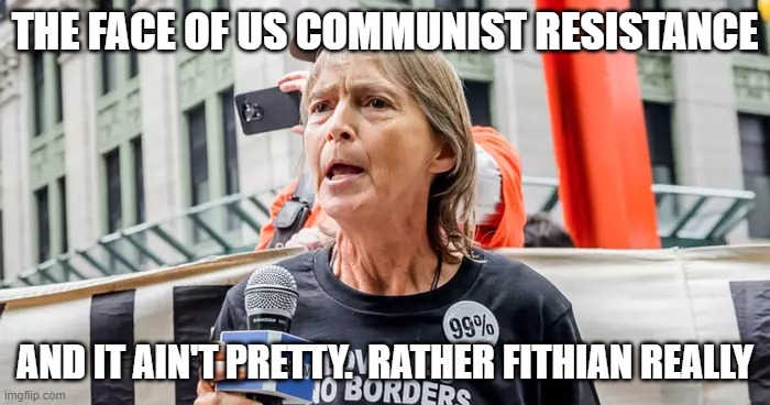 US Antifa Jan 6 communist riot Lisa Fithian | THE FACE OF US COMMUNIST RESISTANCE; AND IT AIN'T PRETTY.  RATHER FITHIAN REALLY | image tagged in antifa,mob,riots | made w/ Imgflip meme maker