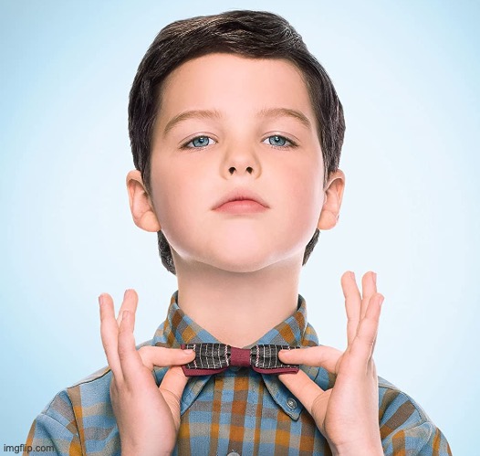 caption this idk | image tagged in young sheldon | made w/ Imgflip meme maker