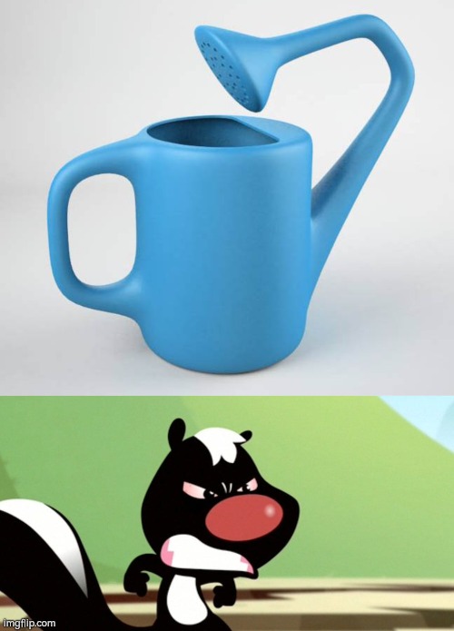 I'm going to find the person who made this! | image tagged in watering can | made w/ Imgflip meme maker