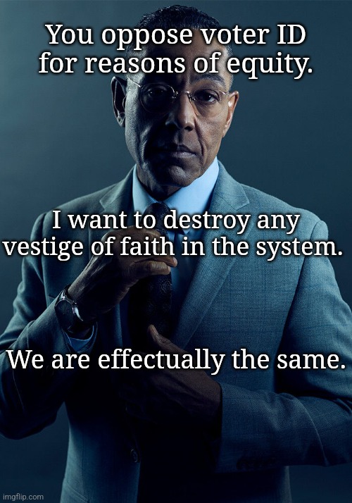 Gus Fring we are not the same - Imgflip