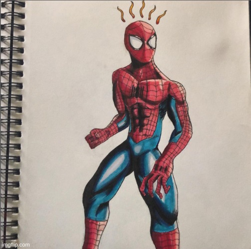 spider-man | image tagged in spiderman,pie charts,drawings | made w/ Imgflip meme maker