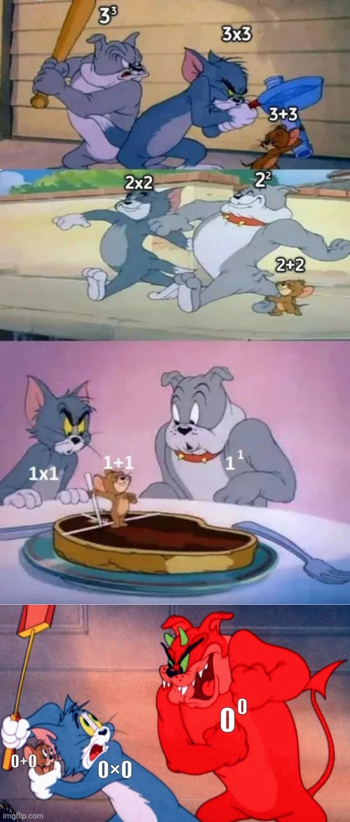 Math explained by Tom and Jerry | image tagged in tom and jerry,math | made w/ Imgflip meme maker