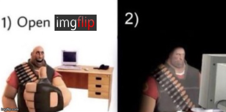 High Quality step 1: open imgflip Blank Meme Template