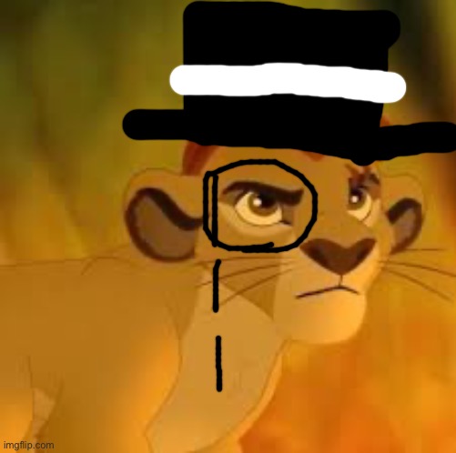 Dapper Fellow | image tagged in kion crybaby,shut up foxy | made w/ Imgflip meme maker
