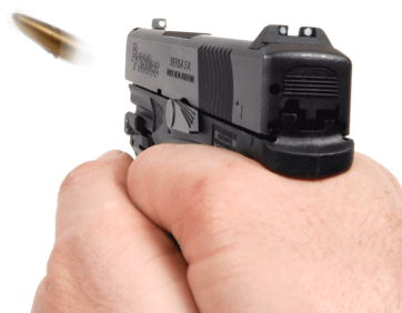 Gun Pointing at soething Blank Meme Template