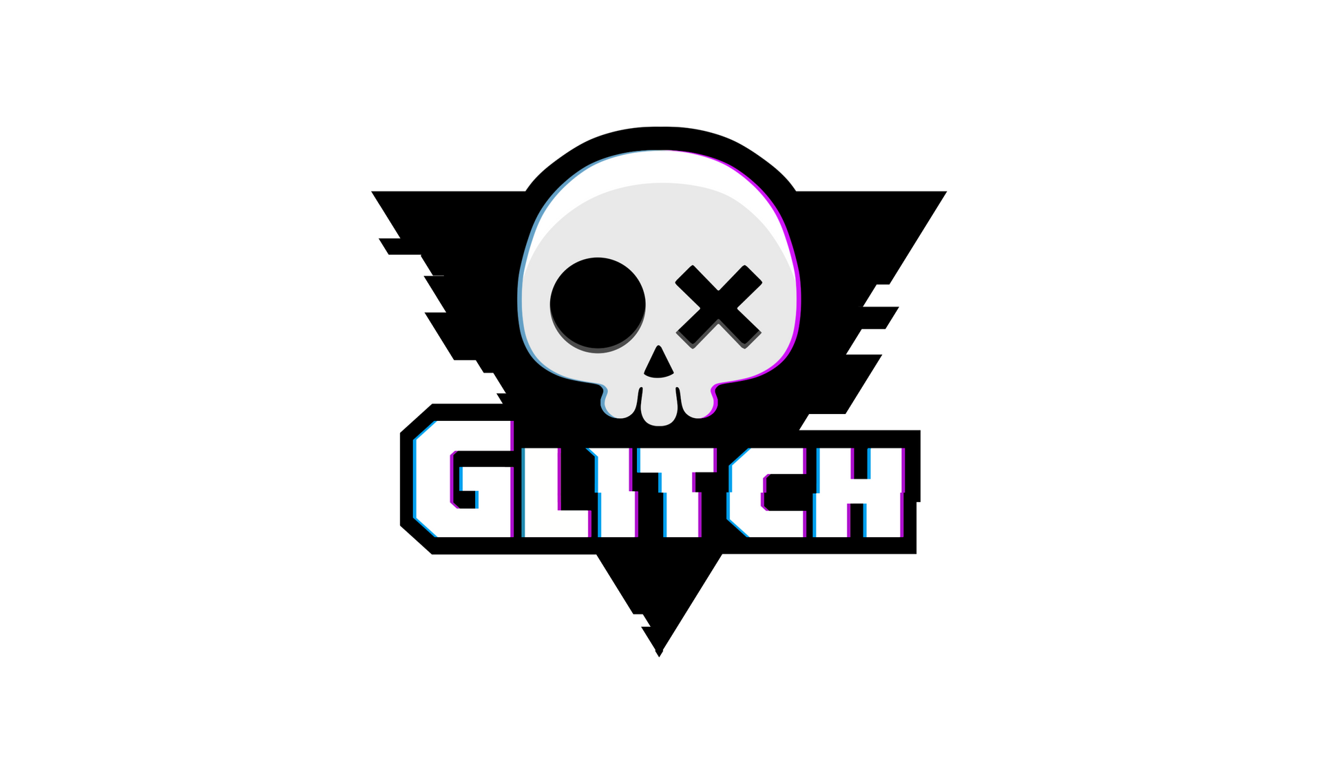 Glitch Productions Logo 2 Blank Meme Template