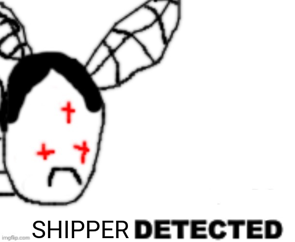 BLANK DETECTED | SHIPPER | image tagged in blank detected | made w/ Imgflip meme maker