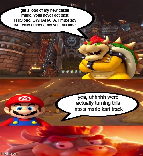 Mario kart lore Blank Meme Template