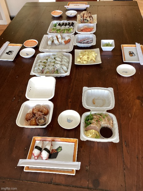 It’s my dad’s birthday today, and we got him dinner since he always works so hard for us<3 | made w/ Imgflip meme maker