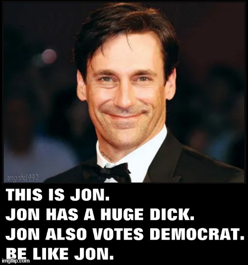 republicans have small dicks | image tagged in democrats,maga morons,big dicks,jon hamm,clown car republicans,donald trump is an idiot | made w/ Imgflip meme maker