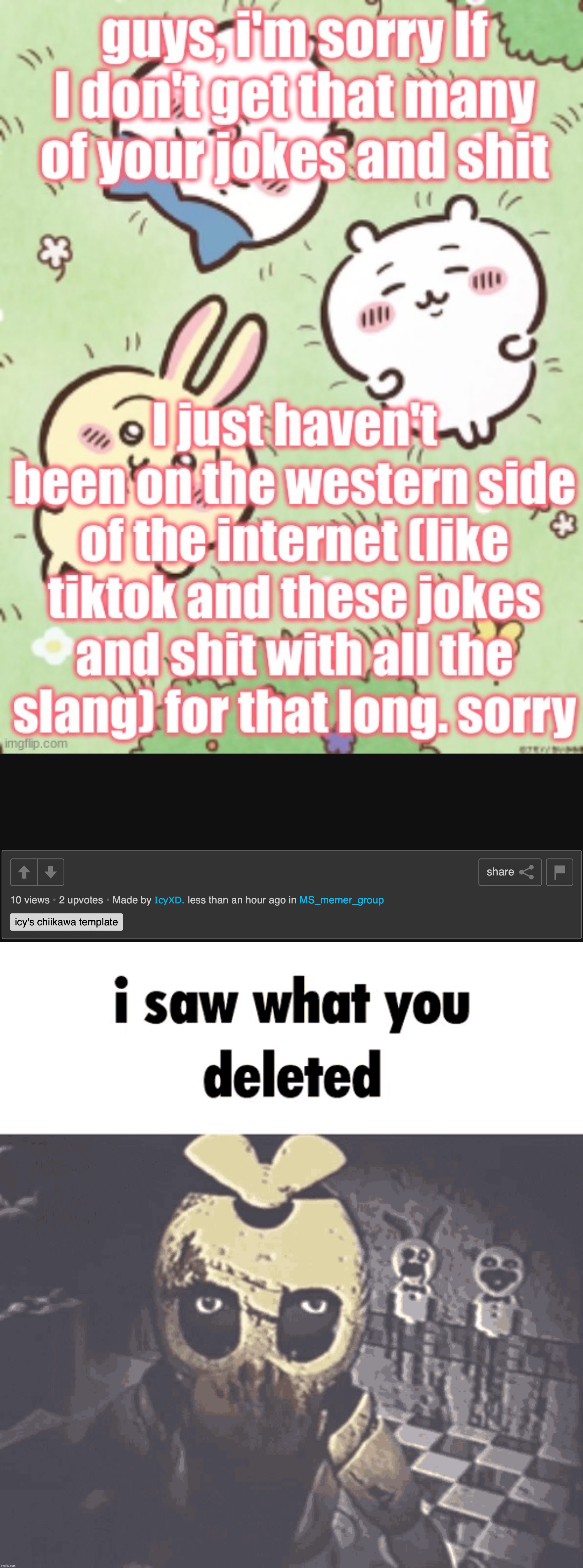 Rizz | image tagged in i saw what you deleted | made w/ Imgflip meme maker