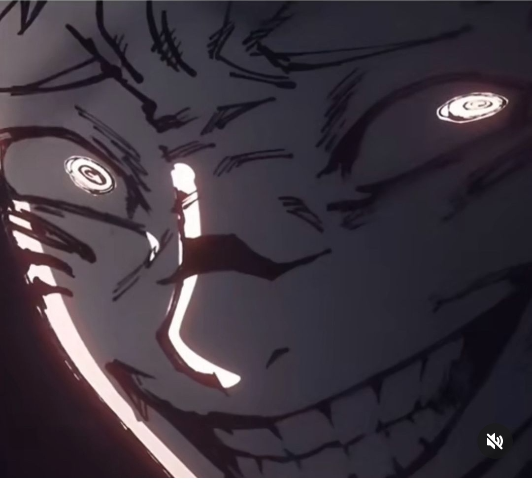 Sukuna Smile Blank Meme Template