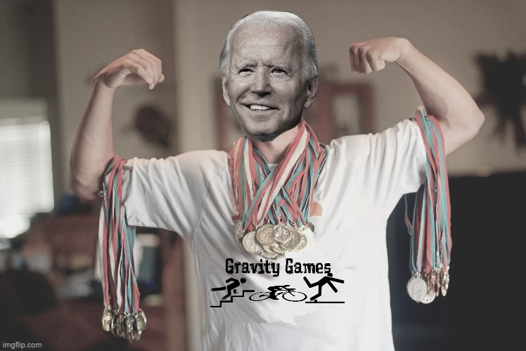 I Was the Most Athletic Kid in My Class | image tagged in biden,falling,biden falling | made w/ Imgflip meme maker