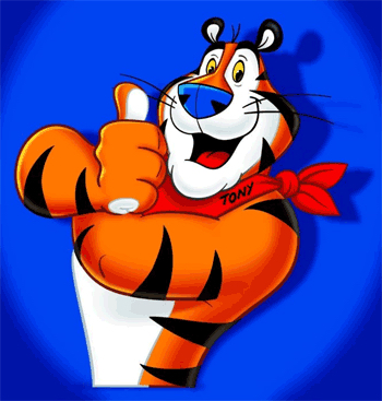 High Quality Frosties Tiger Blank Meme Template