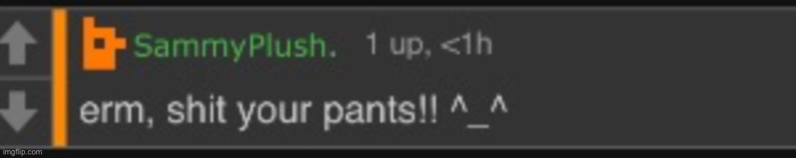 Sammy shit your pants | image tagged in sammy shit your pants | made w/ Imgflip meme maker