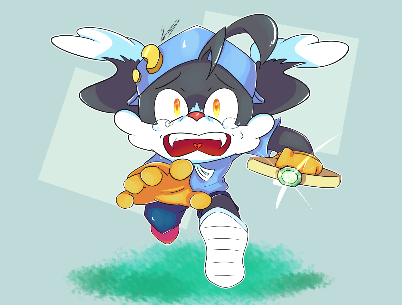 Klonoa Crying Blank Meme Template