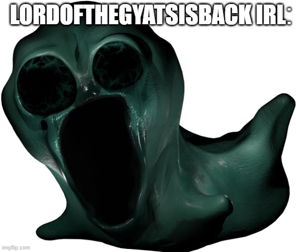 real | LORDOFTHEGYATSISBACK IRL⁚ | image tagged in my mom told me i have to get a chococrispy for dinner so i | made w/ Imgflip meme maker