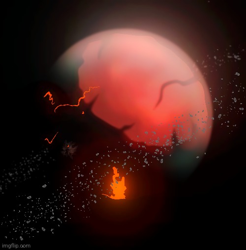 A planet of corpses (it looks like a meatball) | made w/ Imgflip meme maker