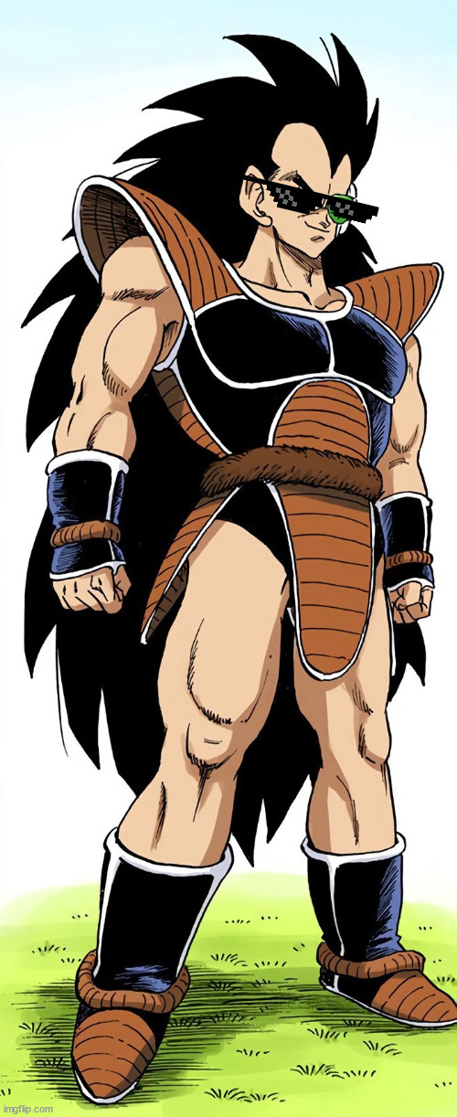 Raditz appears | image tagged in raditz appears | made w/ Imgflip meme maker