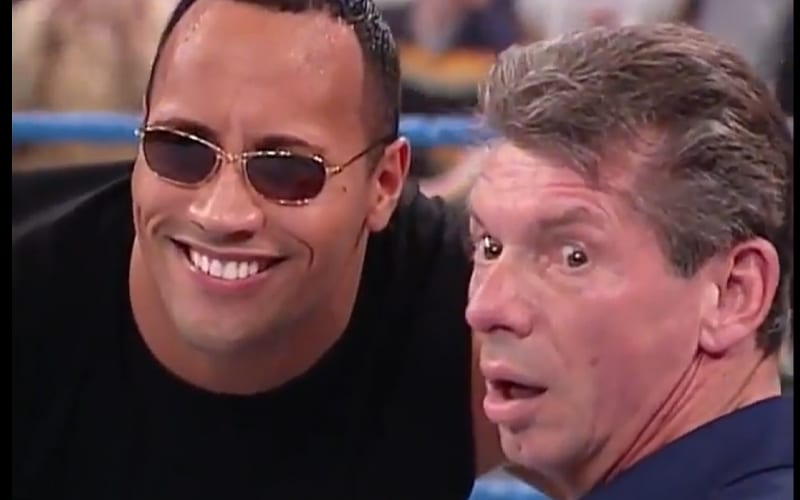 Worried Vince smiling rock Blank Meme Template