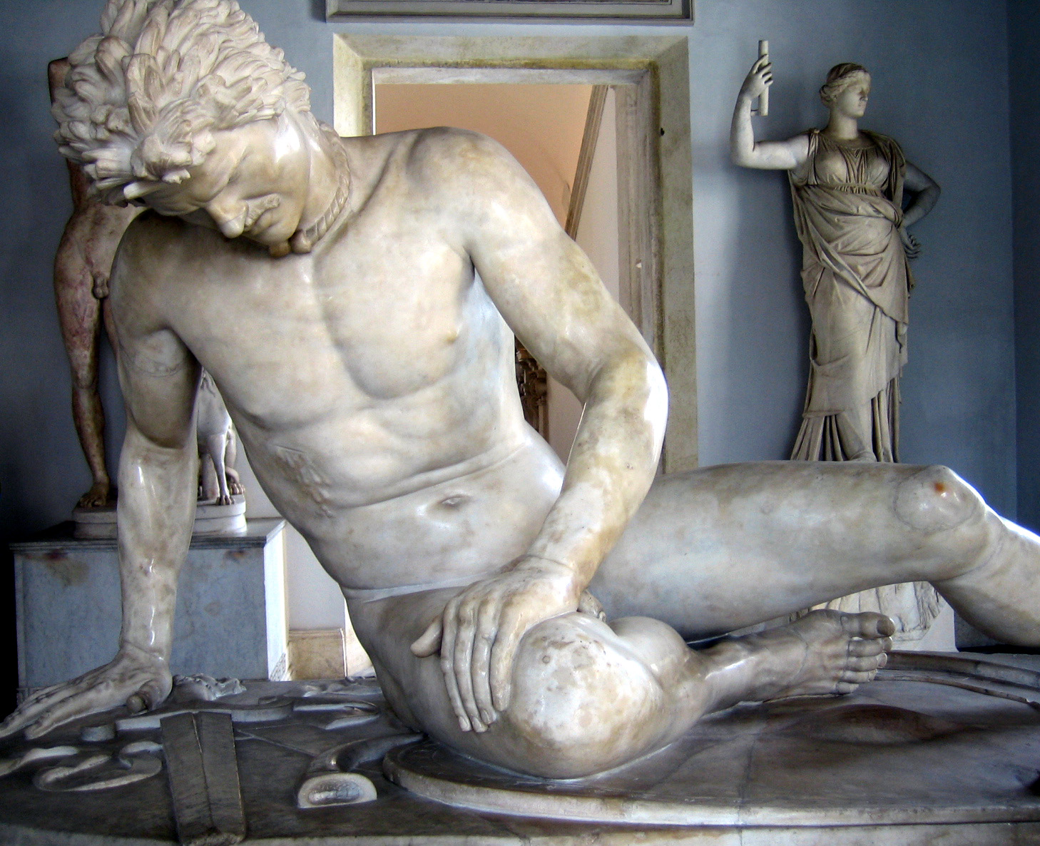 High Quality Dying Gaul Statue Blank Meme Template