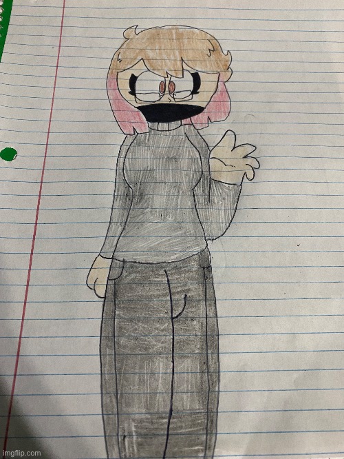 Drew my irl friend because why tf not | made w/ Imgflip meme maker