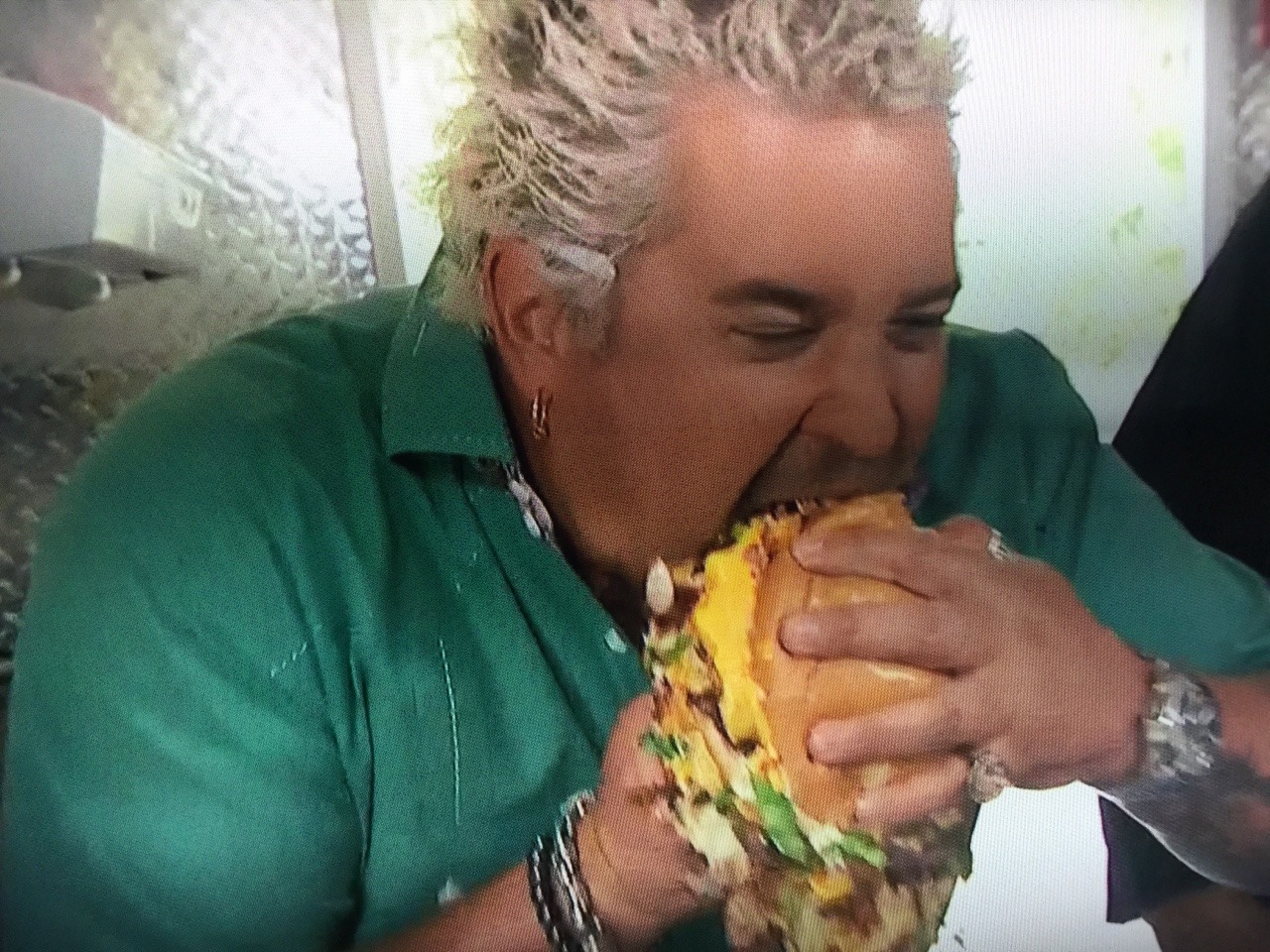 High Quality Guy fieri burger Blank Meme Template