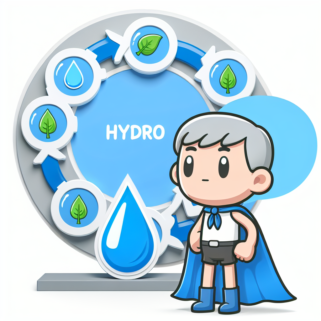 A cartoon character, let's call him "Hydro" (get it?), is shown Blank Meme Template