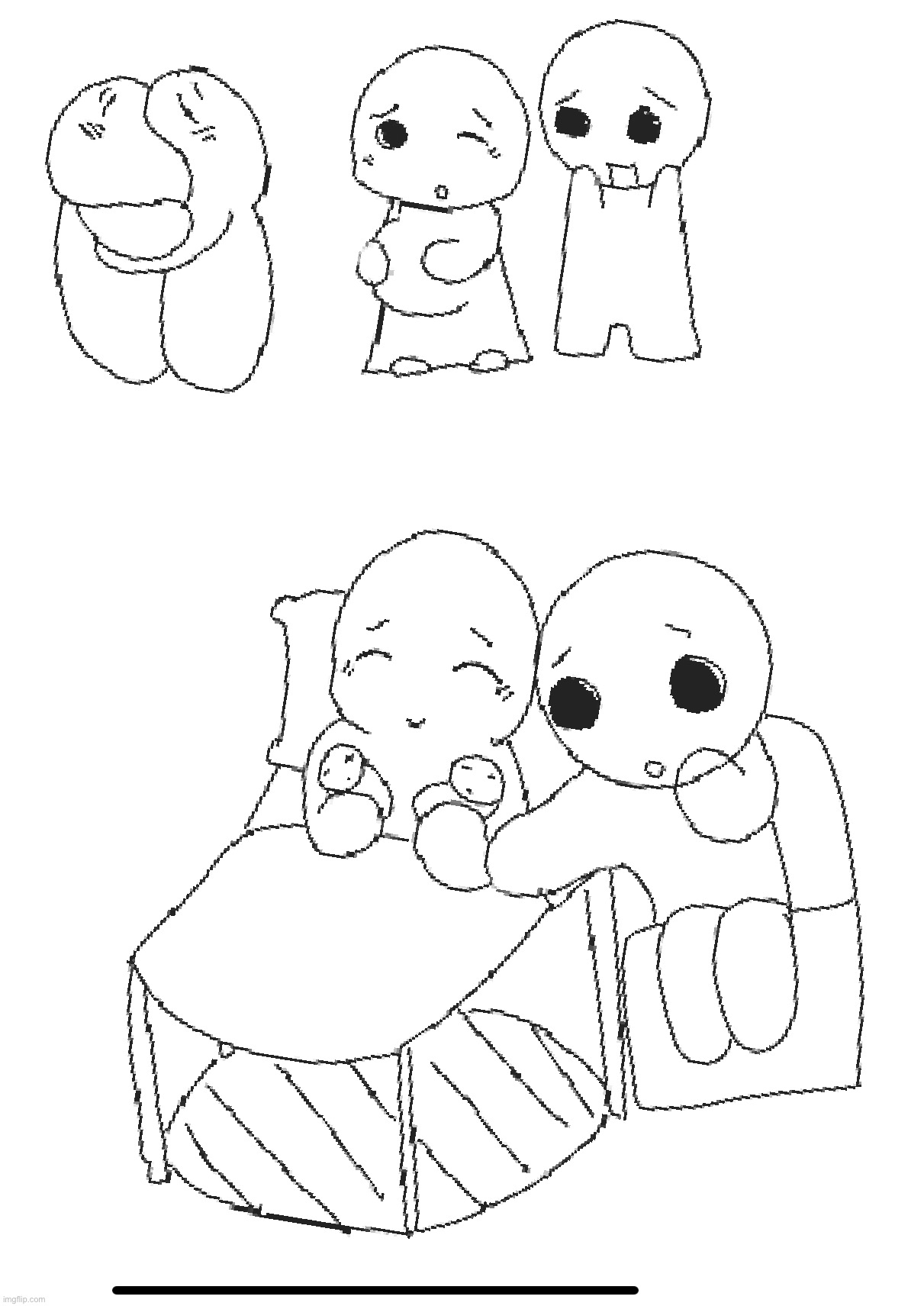 me and skibble through his pregnancy.. i’m so happy to have u as mine… | made w/ Imgflip meme maker
