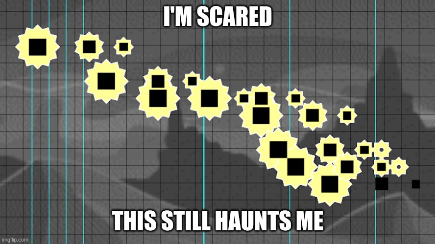 Geometry dash | I'M SCARED; THIS STILL HAUNTS ME | image tagged in devil vortex saws,funny,geometry dash,memes | made w/ Imgflip meme maker