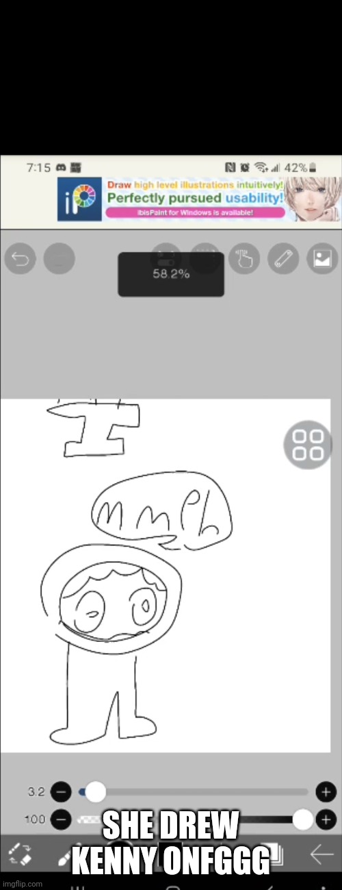 SHE DREW KENNY ONFGGG | made w/ Imgflip meme maker