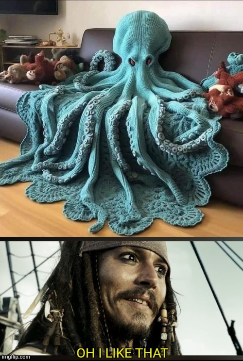 A COZY BLANKET | image tagged in oh i like that,pirates of the caribbean,pirates,jack sparrow | made w/ Imgflip meme maker