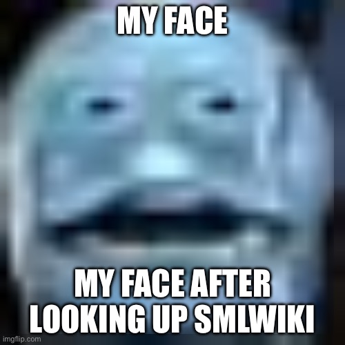 I was not expecting that | MY FACE; MY FACE AFTER LOOKING UP SMLWIKI | image tagged in my ass after disrespectin spax the ice boy | made w/ Imgflip meme maker