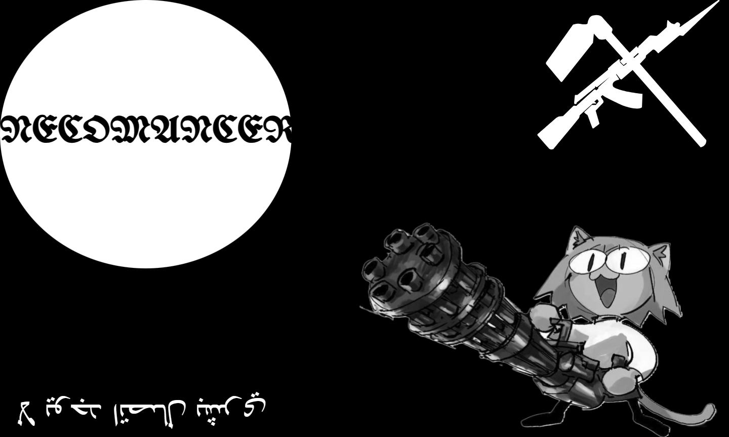 nekomancer flag Blank Meme Template