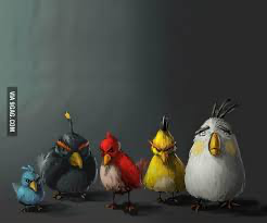Realistic birds Blank Meme Template