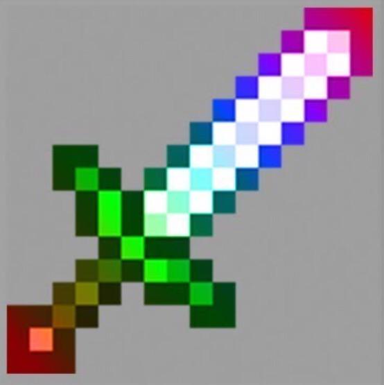 Gay Minecraft sword Blank Meme Template