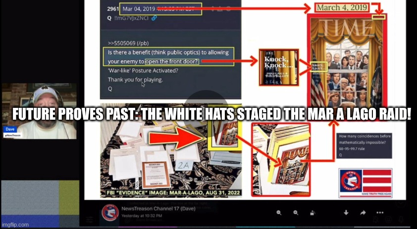 Future Proves Past: The White Hats Staged the Mar A Lago Raid!  (Video) 