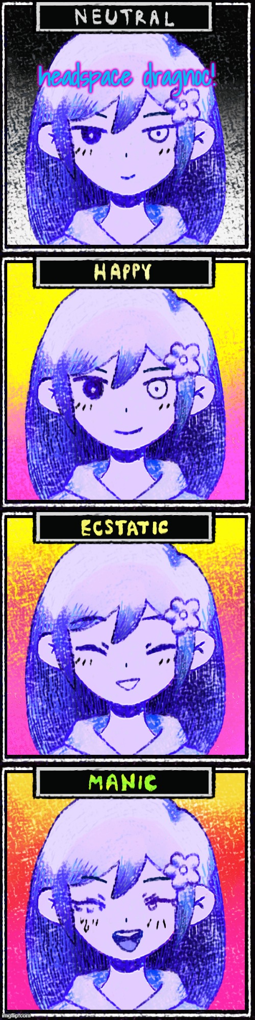 also they're a guy, i accidentally made them adorable | headspace dragnoc! | made w/ Imgflip meme maker
