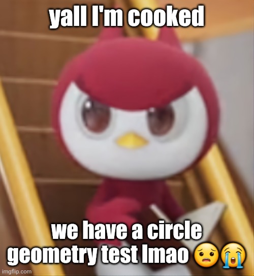 BOOK ❗️ | yall I'm cooked; we have a circle geometry test lmao 😟😭 | image tagged in book | made w/ Imgflip meme maker