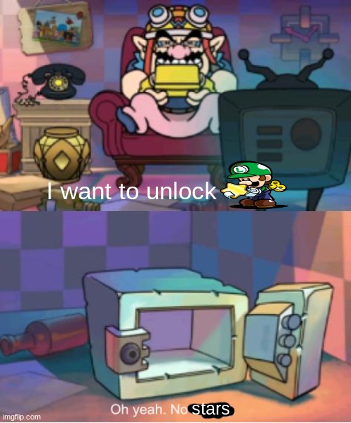 no miiverse | I want to unlock; stars | made w/ Imgflip meme maker