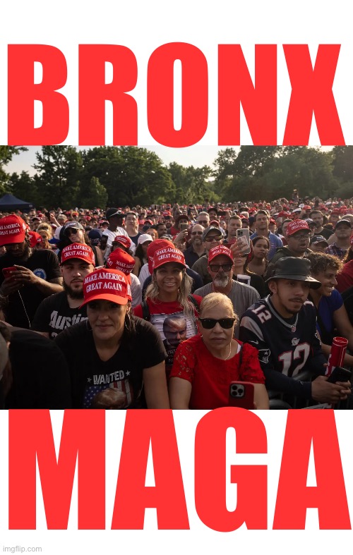 BRONX MAGA, GO! | BRONX; MAGA | image tagged in president trump,donald trump,trump rally,presidential election,america first,maga | made w/ Imgflip meme maker