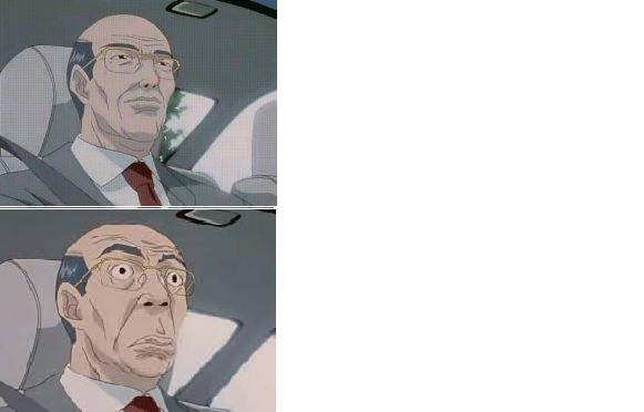 High Quality Japan Suit (Normal and Big Eye Reaction) Blank Meme Template