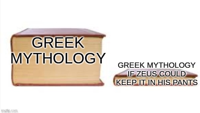 ZEUS U GOTTA CHILL FR FR | image tagged in zeus,greek mythology,mythology | made w/ Imgflip meme maker