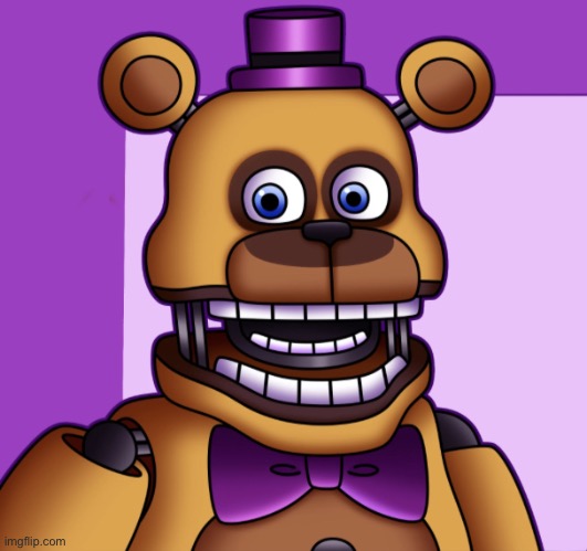 GreatlyDrawnFredbear | image tagged in fredbar | made w/ Imgflip meme maker