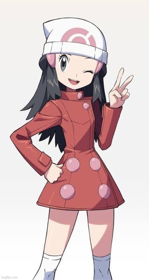 I play as Dawn in Pokemon Platinum | made w/ Imgflip meme maker