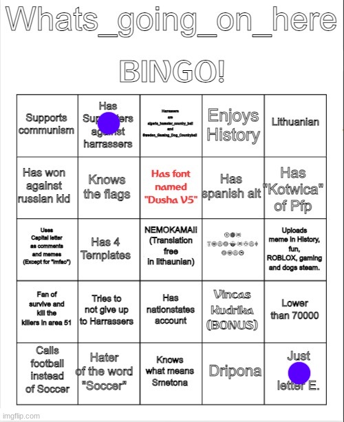 image tagged in whats_going_on_here bingo | made w/ Imgflip meme maker